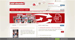 Desktop Screenshot of liebt-einander.org